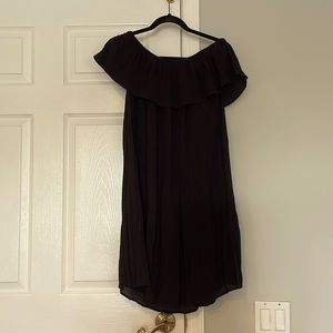 Black Off-the-Shoulder Dress